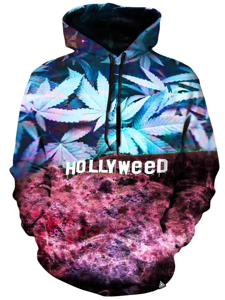 HOLLYWEED альтернатива унисекс с принтом хип хоп толстовки повседневные милые