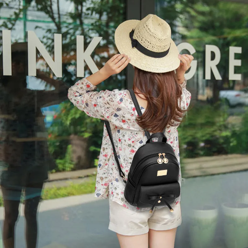 women leather backpack  (4)