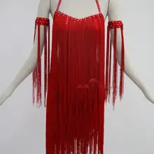 Новые стильные костюмы для латинских танцев, сексуальные платья для латинских танцев с лайкрой и кисточками для женщин, платья для латинских танцев, S-4XL, LD-1043