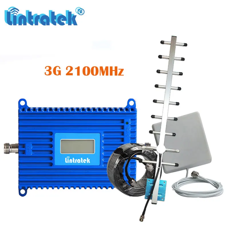 

Lintratek Powerful 70dB High Gain 3G WCDMA 2100MHz Cell Phone Signal Booster UMTS 2100 Mobile Repeater Amplifier Cellular S4