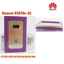 Разблокированный huawei E5878s-32 150 Мбит/с 4G LTE Wifi беспроводной маршрутизатор мобильный модем роскошный золотой цвет