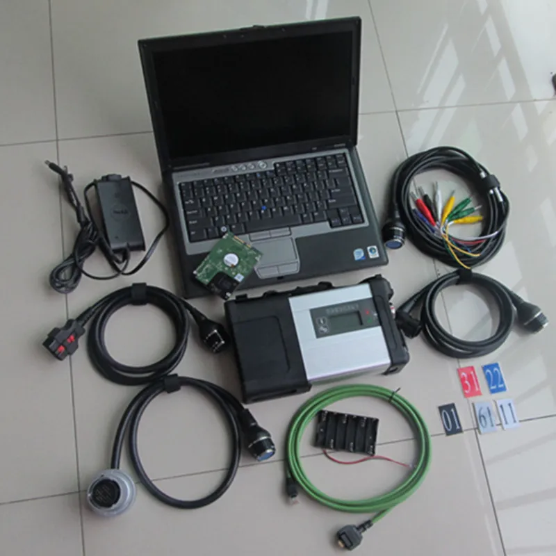  Super MB Star C5 SD Conenct con laptop D630 PC de diagnóstico con mb star c5 nueva versión de softw