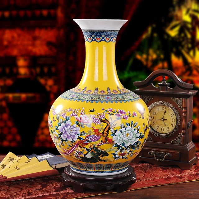 Luxury Jingdezhen Antique Porcelain Enamel Desgin Vase Big Floor Vase Chinese Classical Decoration Large Ancient Palace Vases 6