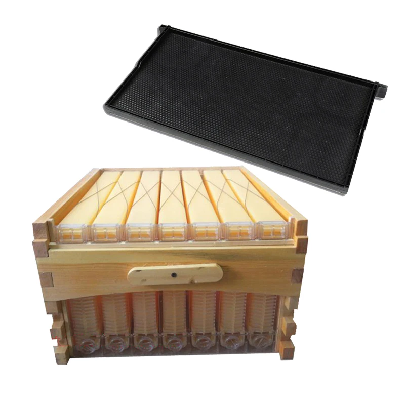 

Flow hive free ship automatic honey honeycomb 7 frames with super box beehive colmena hive flow bees 10 one type plastic frames