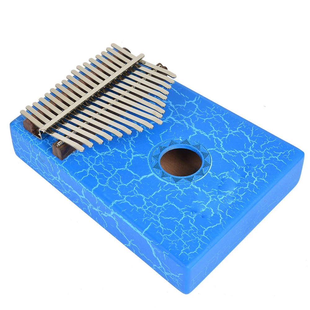 Potable Fashion 17 Key Okoume Kalimba Mbira Sanza Finger Thumb Piano Keyboard Marimba Wood Musical Instrument
