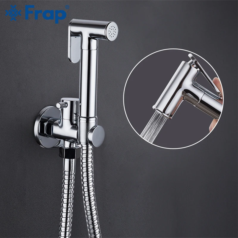 

Frap Bidets chrome toilet water shower bathrooms bidet faucet spray muslim shower bidet toilet nozzle wall mounted