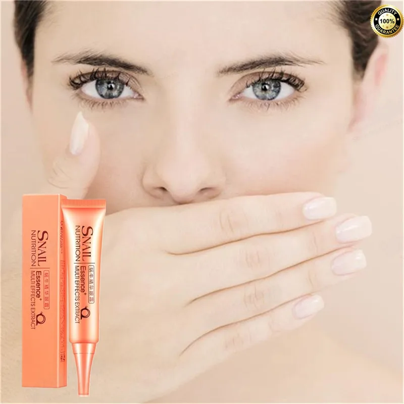 

Snail Eye Cream Korea Imported White Jade Snail Remove Eye Dark Circle Anti-Puffiness Anti Wrinkle Anti Aging Eye Cream on sale