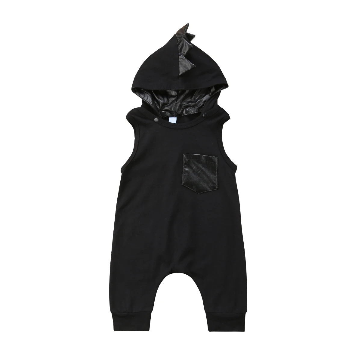 

Newborn Infant Baby Kids Cute Dinosaur Hooded Romper Jumpsuit Clothes Outfit