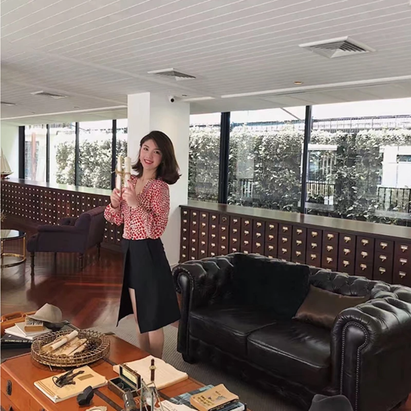 Tanie Z długim rękawem krótki top damskie topy i bluzki nadruk w kształcie serca tunika guziki damskie koszule modne koreańskie ubrania vintage streetwear