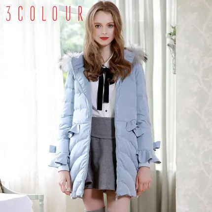 Cheap  2016 new hot winter Thicken Warm woman Down jacket Coats Parkas Outerwear Hooded Raccoon Fur collar long plus size 2XXL 