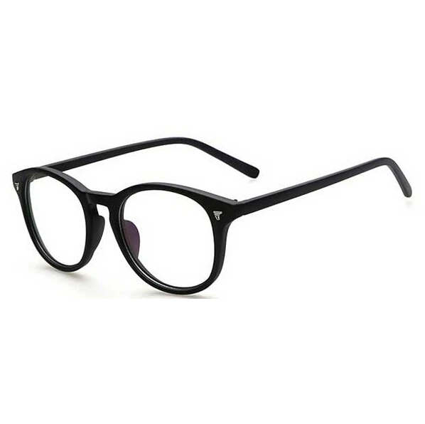 Распродажа, новинка, ацетат, Япония, Ретро стиль, круглые очки, оправа для мужчин/wo, для мужчин, для близорукости, оправы по рецепту, простые зеркальные оптические очки - Цвет оправы: bright black