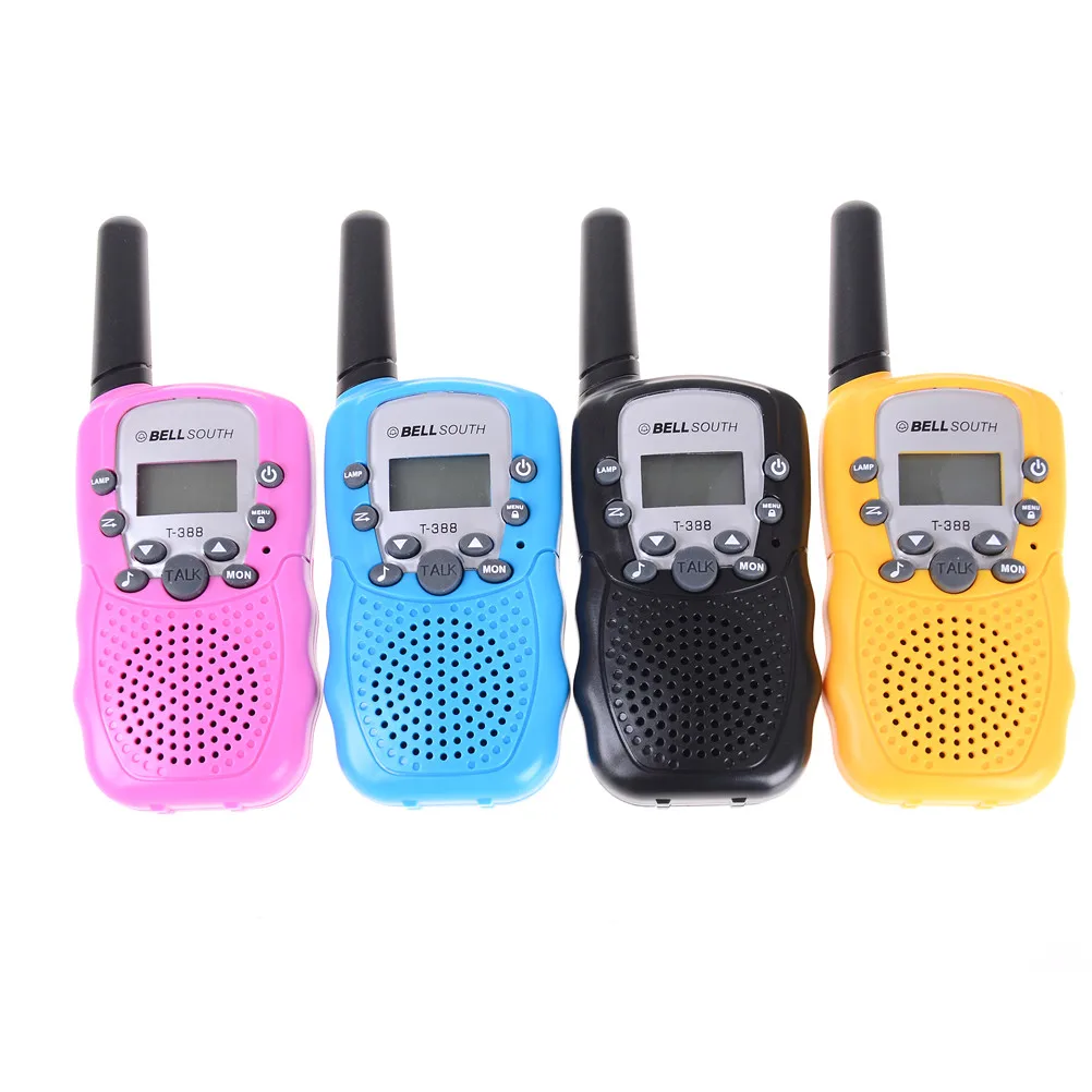 2 шт. 0,5 Вт 22CH RT-388 Walkie Talkie Игрушки для ChildrenTwo способ дети радио для мальчиков и девочек со дня рождения Рождественский подарок