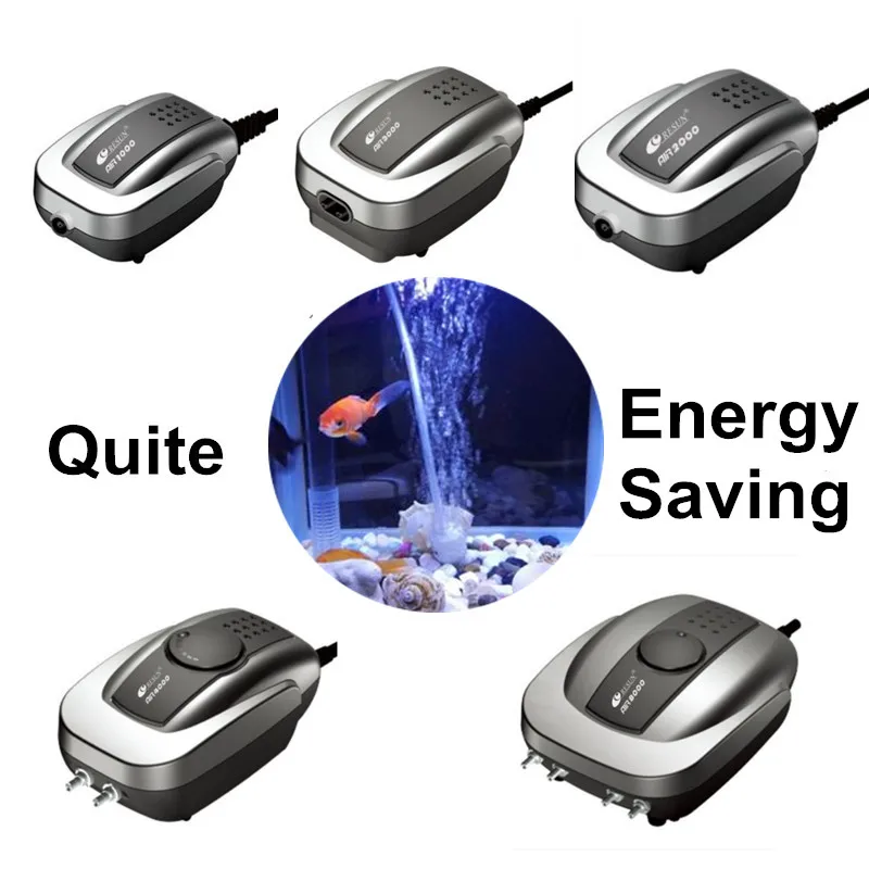 

Aquarium Mini Air Compressor Fish Tank Silent Air Pump Oxygen Maker Pump Aerator Aquarium Accessories Used With Air Stone Valve
