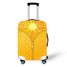 3D конфеты фрукты путешествия чемодан Защитные чехлы для 18 до 32 дюймов для женщин мультфильм пыль дождь чемодан Защита Чехол
