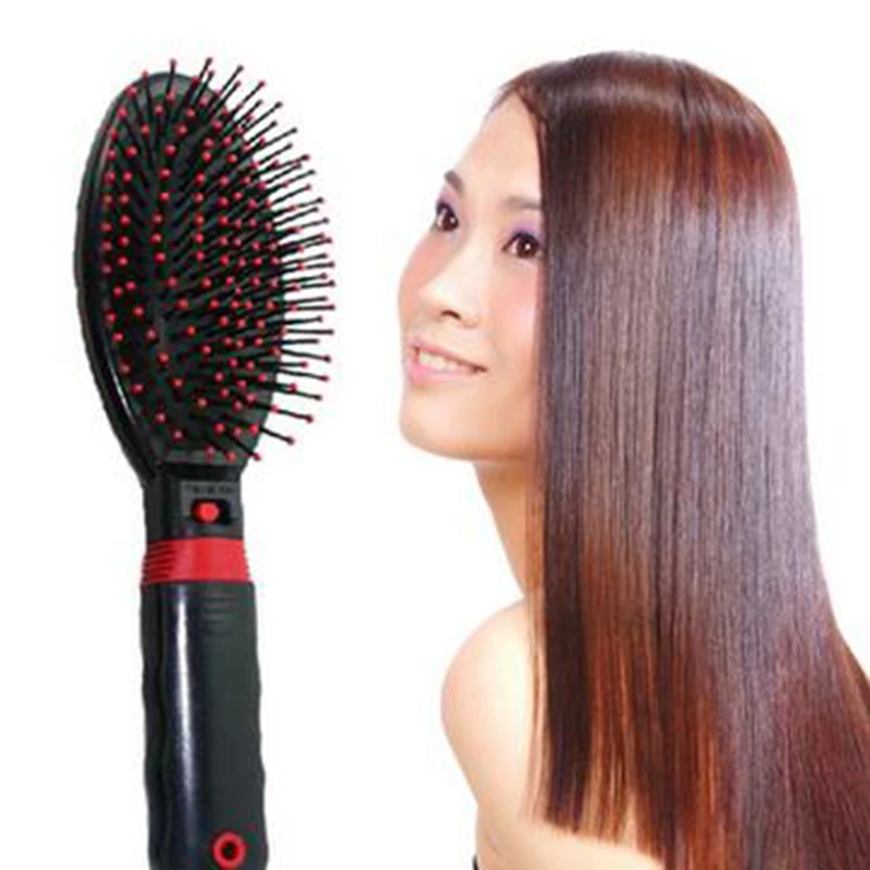 

Heathsweet Electric Frosted Massage Comb Vibrating Massage Hair Brush Electrodos Relaxation Massage Comb Hair Care Hotsales