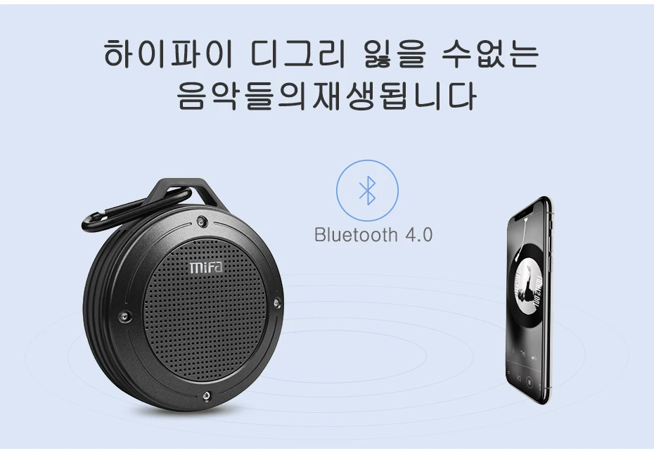 MIFA F10 Портативный bluetooth ударный динамик сопротивление IPX6 Водонепроницаемый Динамик бас Беспроводной Bluetooth 4,0 TF карты Встроенный микрофон