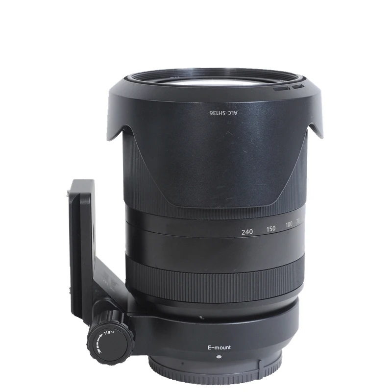 iShoot Lens Collar Tripod Mount Ring Support Bracket for Sony FE 24-240mm F3.5-6.3 OSS Lens with AS standard Quick Release Plate