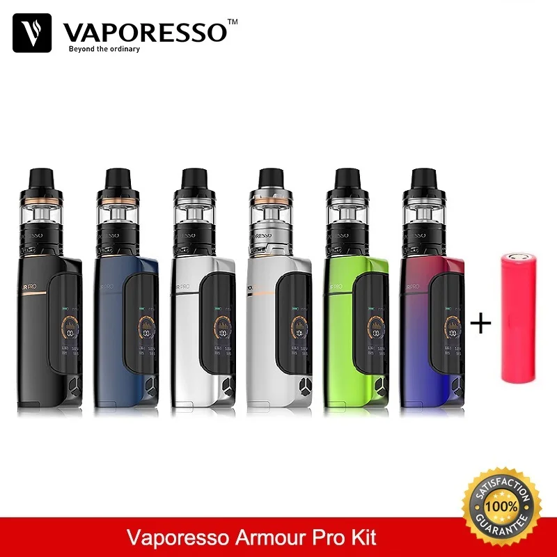 

Original Vaporesso Armour Pro Kit 100W TC Box Mod Vape 5ML with Cascade Baby Tank Vaper Eletronic Hookah Vaporizer E-Cigarettes