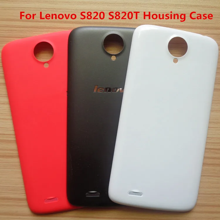 

Gift+100% New Battery Back Cover For Lenovo S820 S820T Housing Case Replacement Parts