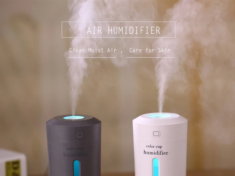

P Ultrasonic Air Humidifier Essential Oil Diffuser With 7 Color Lights Electric Aromatherapy USB Humidifier Car Aroma Diffuser H