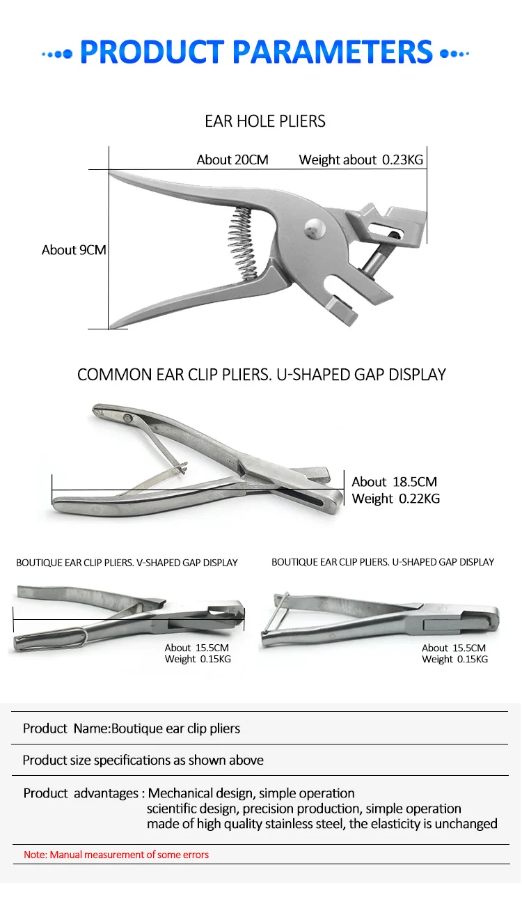 1 часть животных Ухо не хватает щипцы нержавеющая сталь свиньи, рогатый скот, овцы уха фигурные ножницы для животноводческой фермы