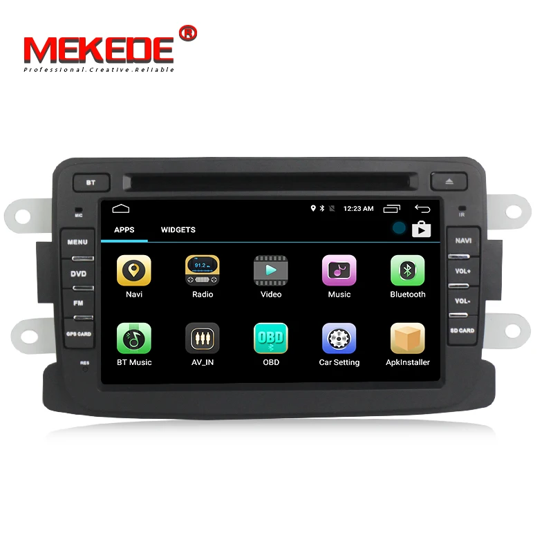 Perfect MEKEDE 4g LTE Android 7.1 Car DVD Player For Dacia Sandero Duster Captur Lada Xray 2 Logan Trafic X83 2014 GPS radio 3