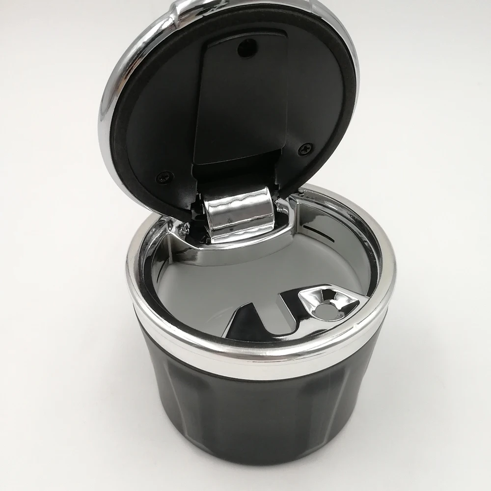 

High quality plastic & ceramic liner car ashtray for Audi RS SLINE A3 S3 A4 S4 A5 A6 A7 RS6 RS3 TT four ring badge ashtray