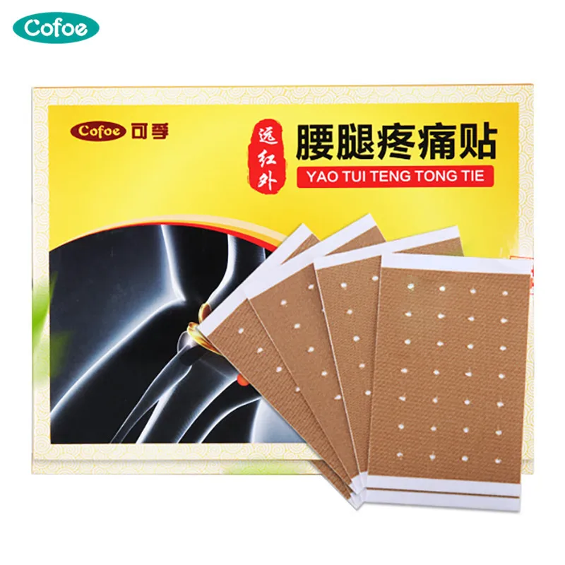 

Cofoe Medical Far Infrared Pain Relief Chinese Scapulohumeral Periarthritis Cervical Physical Therapy Plaster Patch 8pcs/box