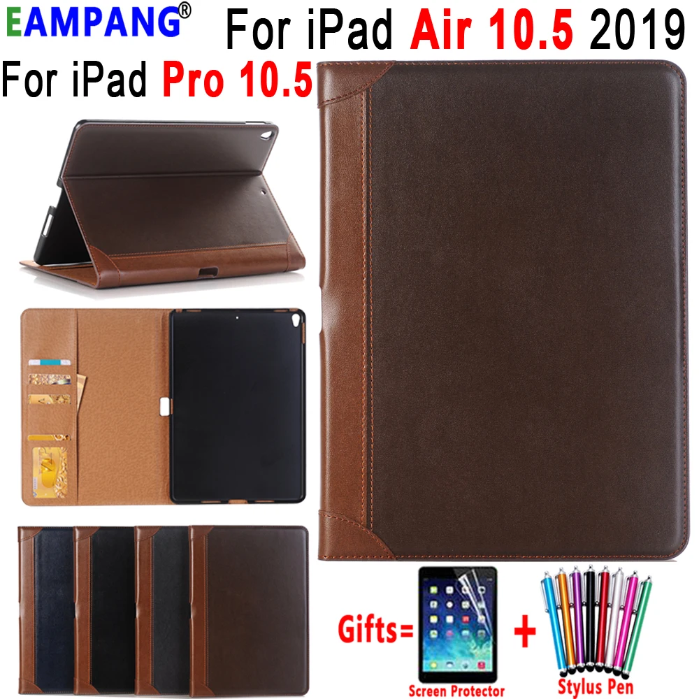 

Premium Leather Case for Apple iPad Air 10.5 2019 iPad Pro 10.5 2017 A1701 A1709 Like Book Smart Sleep Awake Cover Coque Funda