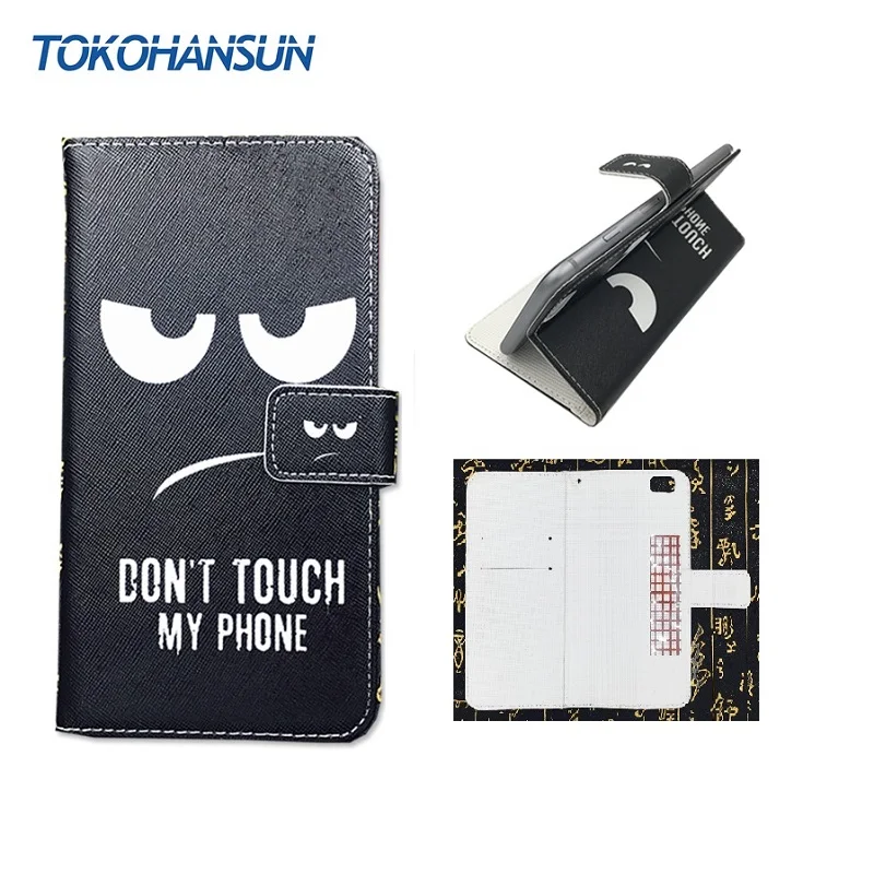 Кошелек Чехол для симфония P6 Pro PU кожаный чехол Cute живопись стенд мобильный