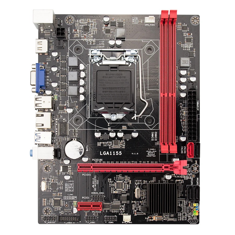 

Kllisre B75 LGA1155 desktop motherboard para i3 i5 i7 CPU suporte de memória ddr3