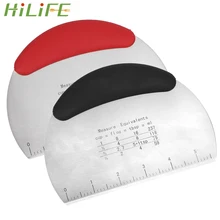 HILIFE шпатель нож для хлеба инструмент для выпечки Нержавеющая сталь с измерением формы для выпечки со шкалой скребок для резки теста