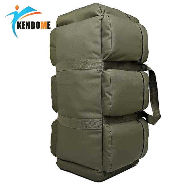 Hot 90L Large Capacity Men's Military Tactical Backpack Waterproof Oxford Hiking Camping Backpacks Wear-resisting Travel Bag 1