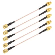 5 pcs Jumper Cabo RP-SMA 5.8G FPV Antena Cabo de Extensão Converter para QAV250 215 220 Corridas Zangão Quadcopter RC helicóptero