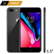 Купить онлайн Оригинальное разблокирована apple iphone 8 плюс 5.5 дюймов Оперативная память 3 ГБ Встроенная память 64 г гекса core 12MP IOS отпечатков пальцев 2691 мАч iphone 8 P LTE мобильный телефон