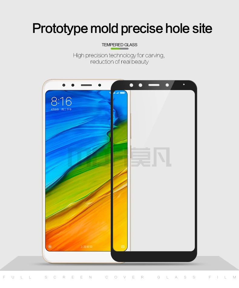 Закаленное стекло MOFI для Xiaomi Redmi 5 Plus защитная пленка с полным покрытием экрана