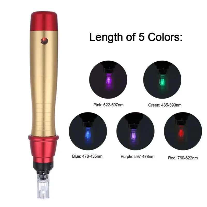 

5 Colors Light 3D Nano LED Photon Tattoo Pen Electric Eyebrow Lip Eyeliner Permanent Makeup with Needles MTS All-in-one Machine