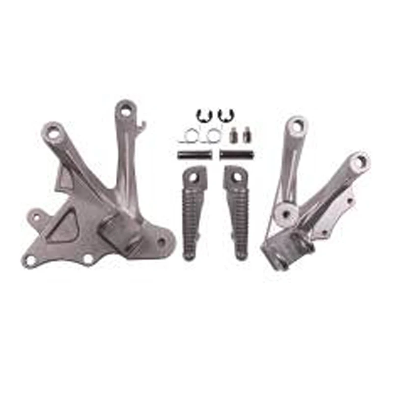 motorcycle Aluminum Front Foot rests pegs tripod Pedal stent assembly