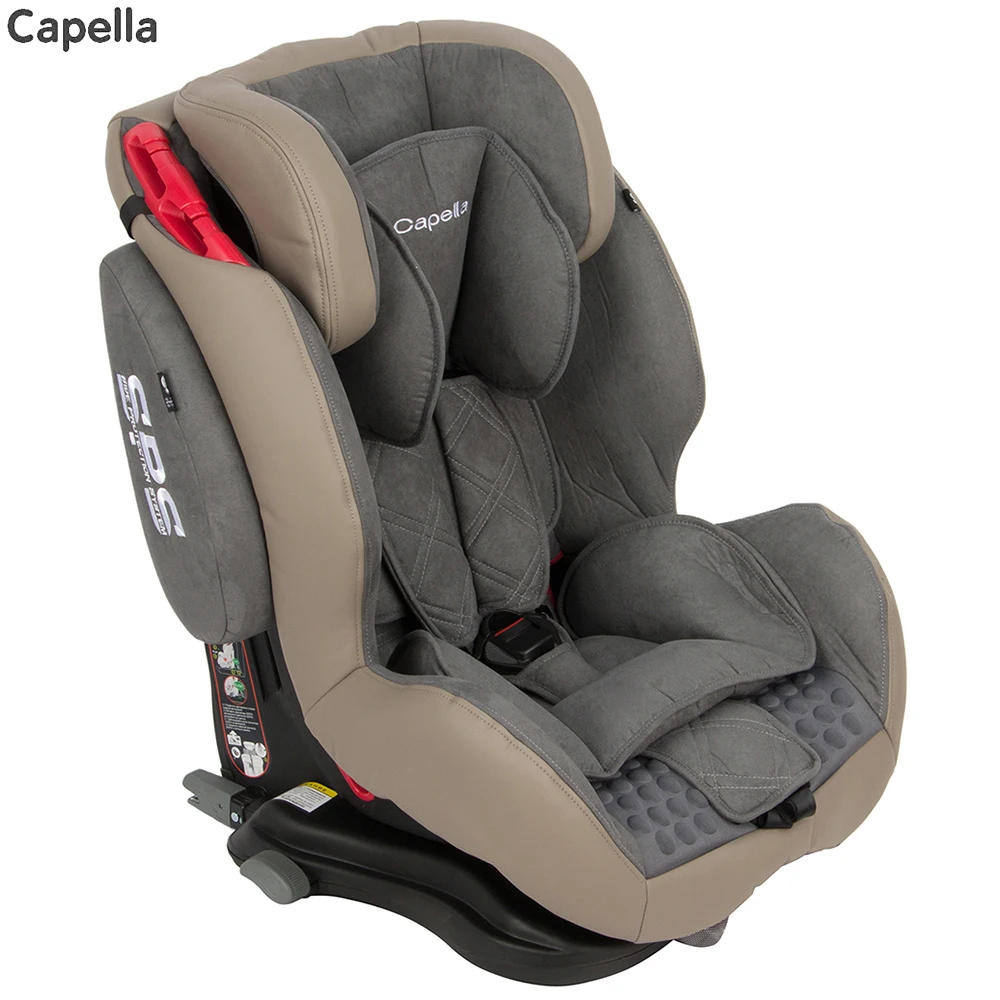 Автокресло Capella S12312i, 9-36 кг ISOFIX, SPS, группа 1-2-3 - Цвет: Темно-серый