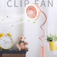 Портативный Гибкая usb-лампа с светодиодный свет 2 Скорость Регулируемый кулер мини-вентилятор Удобный маленький стол настольный USB вентилятор охлаждения для ребенка