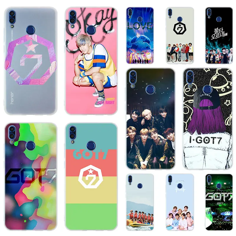 

got7 kpop Mark Soft Silicone Case Cover For Huawei Honor 9 10 Lite 6X 7X 8X Max Phone cases 7A 8A 8C V20 PLAY 10i
