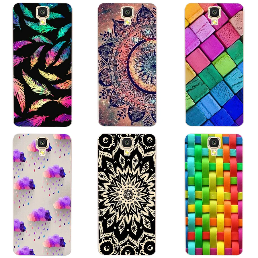 Fundas Case For UHANS A101 A101S 5.0 inch Pattern Printed Soft Silicon Transparent Phone Cases Cover for Uhans |