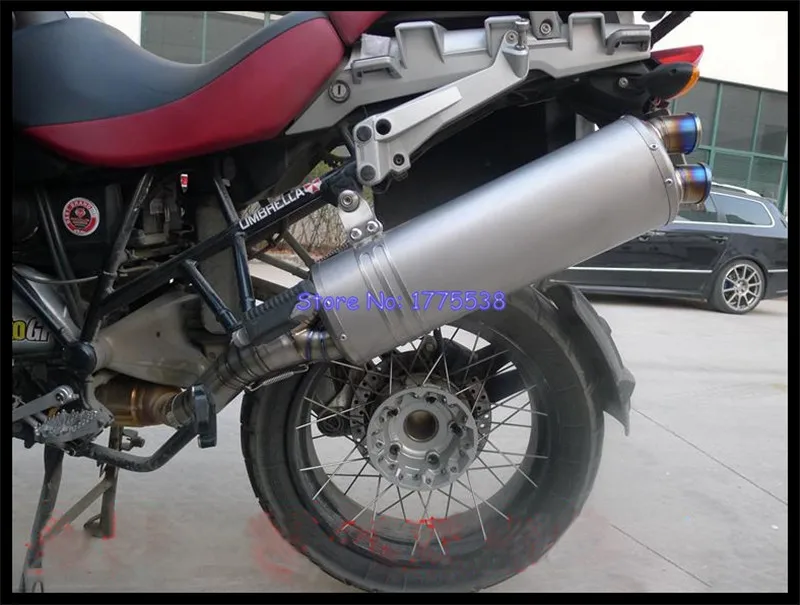 Титановый сплав R1200GS 04 09 13 18 глушитель средней трубы мотоцикла выхлопной для