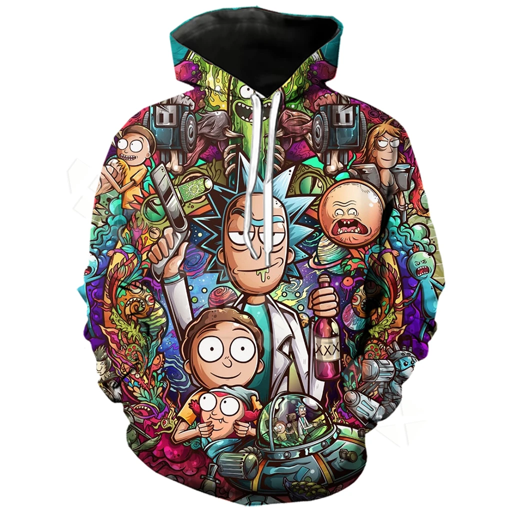 

Anime Rick and Morty T Shirt Men/Women 3D Print T Shirt/Sweatshirt/Hoodies Casual Streetwear Tops X355