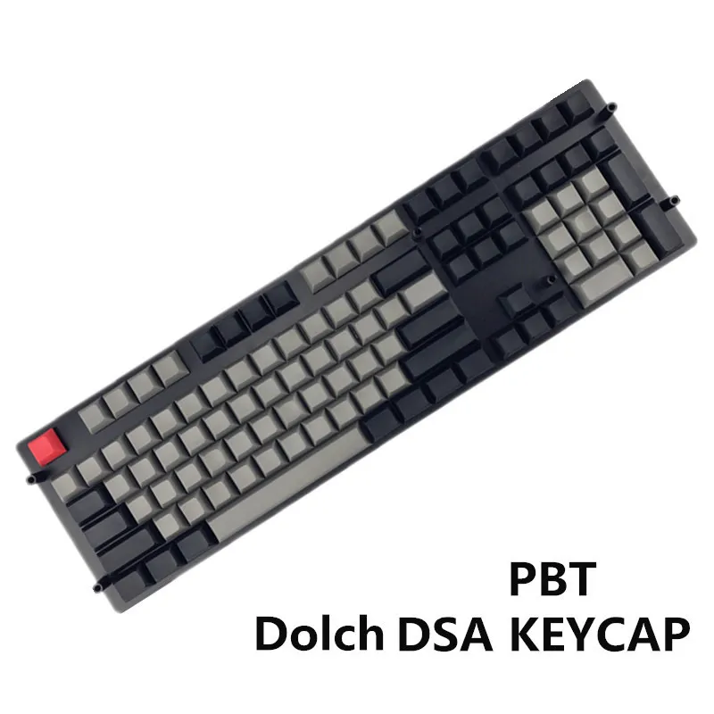 Dsa колпачки пустой keycap ANSI108 толстые pbt для mechanial клавиатура Dsa профили ISO макет - Цвет: Dolch