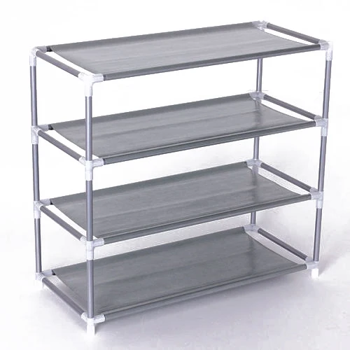 

4 Layers removable door shoe storage cabinet shelf DIY shoes storage