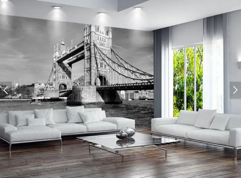 ロンドンの街並み ヴィンテージ ヨーロッパ リビングルームのアート 3d写真 アンティーク建築の壁紙 Landscape Wallpaper Wallpaper Landscapeart Wallpaper Aliexpress