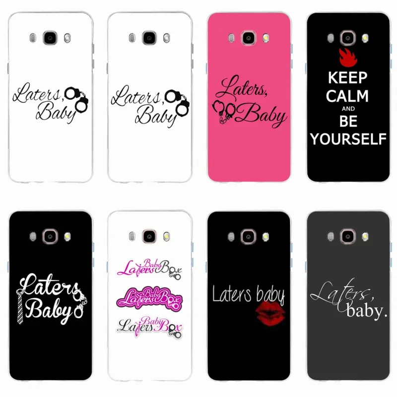 

Laters Baby Fifty Shades of Grey Cover TPU Phone Case For Samsung Galaxy S6 S6edge S6Plus A7 S7edge S8 S9 Plus A5 J5 J7 2016