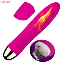 Leten Vibrator Multi-Speed Waterproof G Spot Dildo AV Wand Vibromasseur Femme, Magic Wand Stimulate Massager Sex Toys for Woman