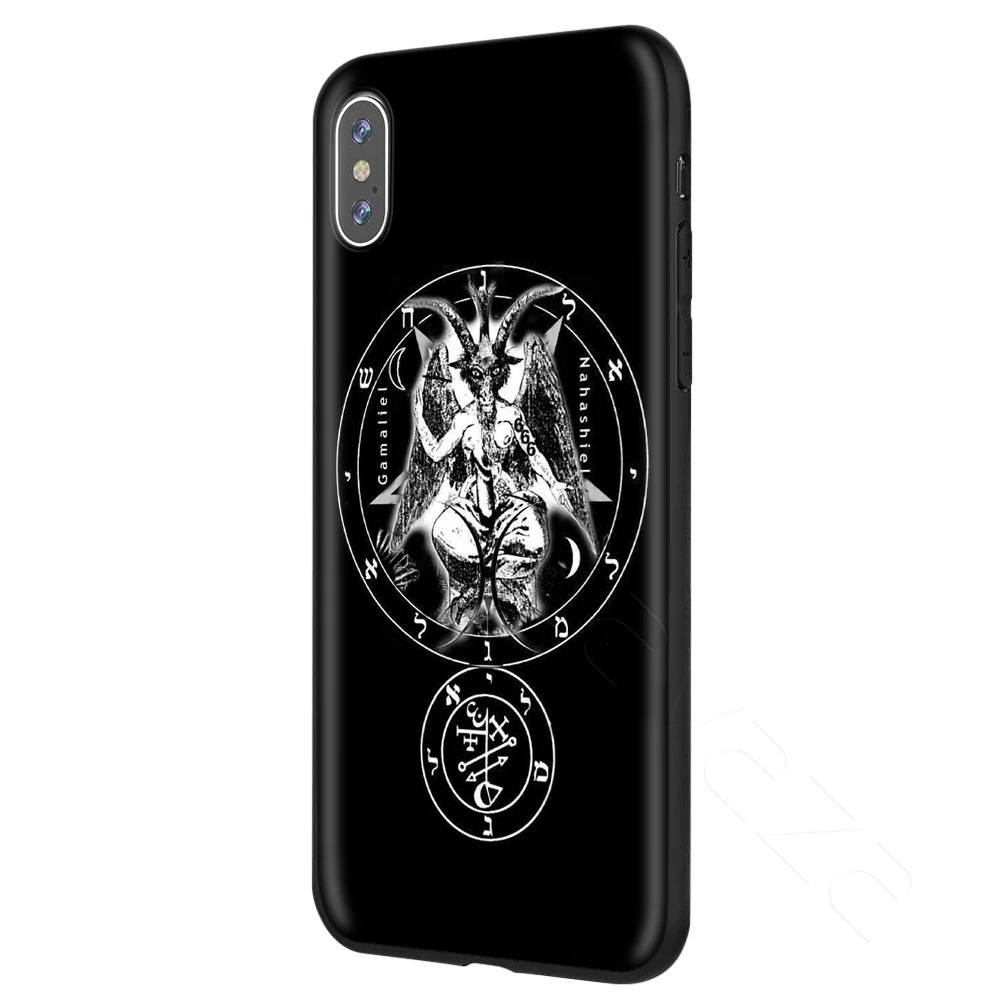 Чехол Lavaza Pentagram 666 Demonic Satanic для iPhone 11 Pro XS Max XR X 8 7 6 6S Plus 5 5S se - Цвет: 8